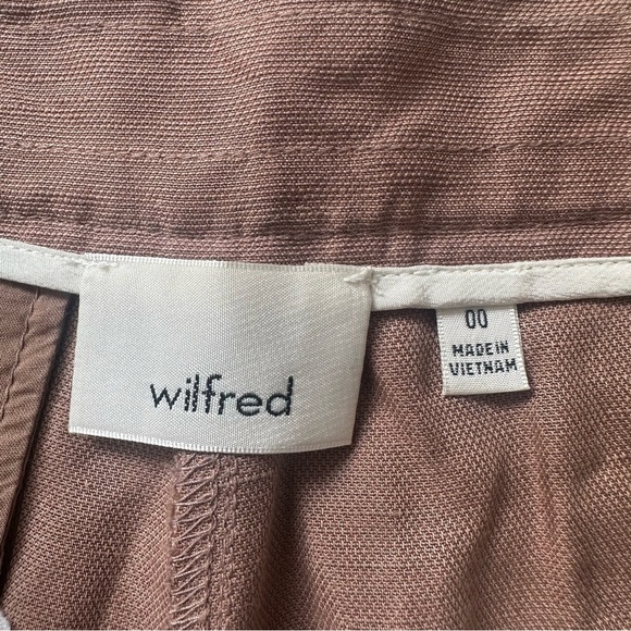Aritzia Wilfred Linen Blend Allant Pant in
Nutmeg Sz 00 - Picture 8 of 10